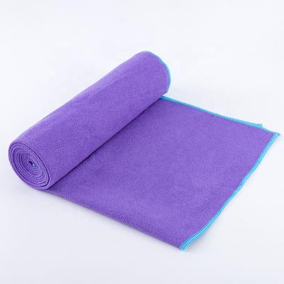 China 80 polyester 20 polyamide microfiber yoga towel fabric child safe roll / microfiber towel for sale