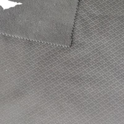 China Waterproof Softshell Stretch Fabric Bonded Fleece Fabric With Three Layers for sale