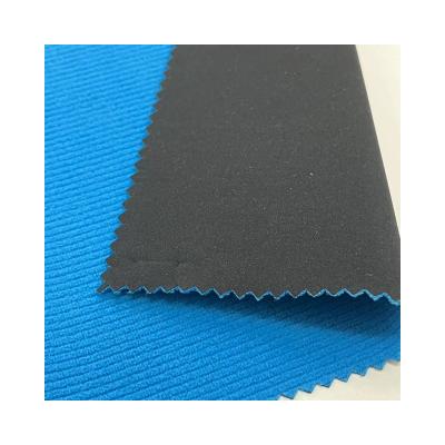 China Memory Fashion 100% Polyester High Yarn Metallic TPU Elastic Softshell Bonded Fleece Fabric For Clothes for sale