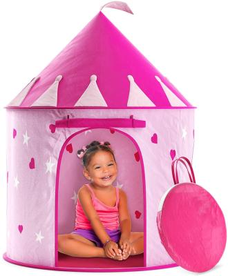 China Soft Toy Princess Castle Play Tent with Glow in the Dark Stars for sale