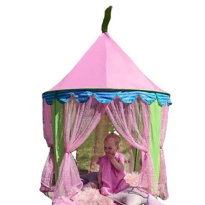 China Children Kids Indoor Outdoor Play Castle Dreamy Dome Customized Princess Tent With Glitter Point-Kids Foldable Pop Up Tent Wedding Pink For Indoor Use and exterior for sale