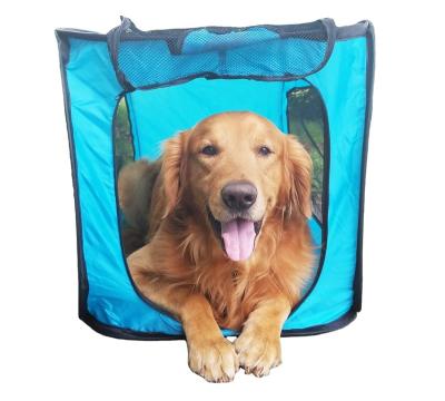 China Hot Sale Outdoor Entertainment Wholesale Dog Play Cage Waterproof Portable Tent Large With Mesh Pet Use For Outdoor And Indoor for sale