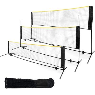 China Children's games indoor rack exercise border and portable simple folding mobile outdoor badminton net for sale