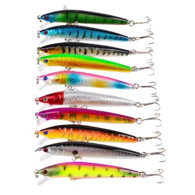 China 8.5g 9.5cm Minnow Fishing Lure 3D Hard Artificial Bait Eyes Fishing Wobblers L-le-304-l for sale