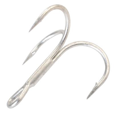 China FTK High Quality Bass Pike Barbed Hook Japan Fishhooks 10-20pcs/pack Round Treble Hook Ocean Fishing Hook High Carbon Steel Lure Hook for sale