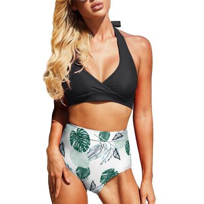 China Wholesale Custom Print Designer Plus Size High Waist Women Plus Size Swim Trunks for sale