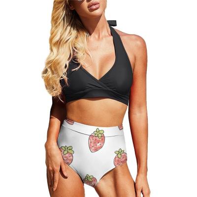 China Wholesale Plus Size Printed Custom Logo Designer High Waist Women Bikini Underwear Swim Trunks for sale