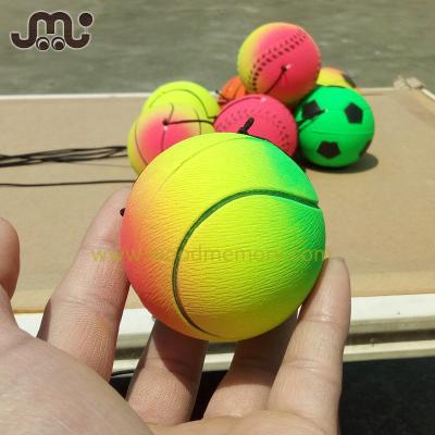 China Soft Toy Wholesale Mixed Colors 60mm Wrist Boomerang Ball for sale