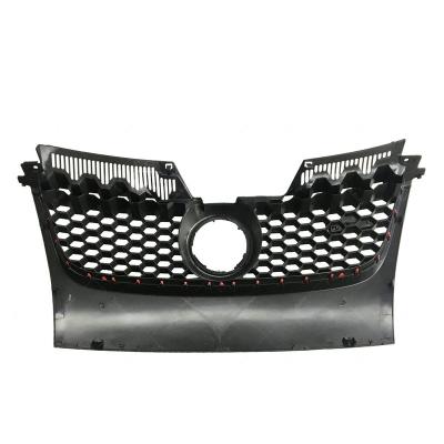 China Plastic Front Bumper Upper Mesh Grille Black Red For Volkswagen 2006-2009 GTI Jetta for sale