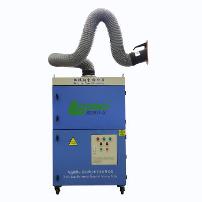 China Favorable price customized china welding fume mobile extractor stong suction welding airflow with pulse jet cleaning card filter for sale