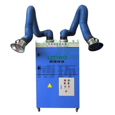 China Portable welding fume extractors used for the safe and efficient removal of welding fumes from the welding job site for sale