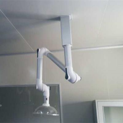 China Hotels Lab Extractor Hood, Ceiling And Wall Mount Multiple Joints PP Material Lab Suction for sale