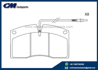 China WVA 29072 Disc Brake Pads for RENAULT for sale