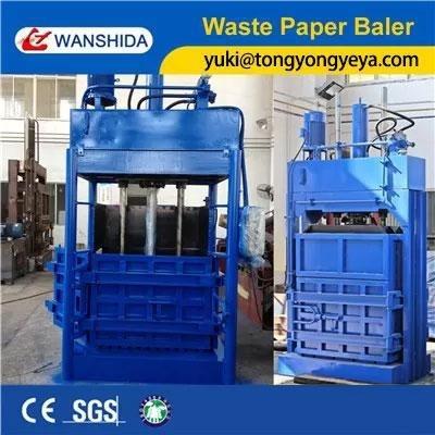 China 8 ton verticale balenpersmachine 141,7 inch horizontale kartonnen balenpers voor karton Te koop