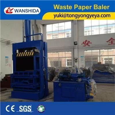 China Hoogte 1200 mm verticale balenpersmachine 15 kW verticale balenpers voor oud papier Te koop