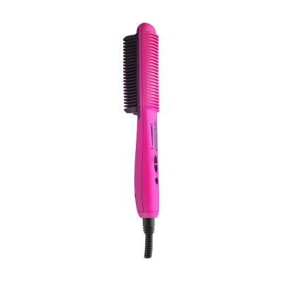 China Electric Comb PTC Heater Hotel Girls Straight Hair Ceramic Ion Heating Hairbrush for sale