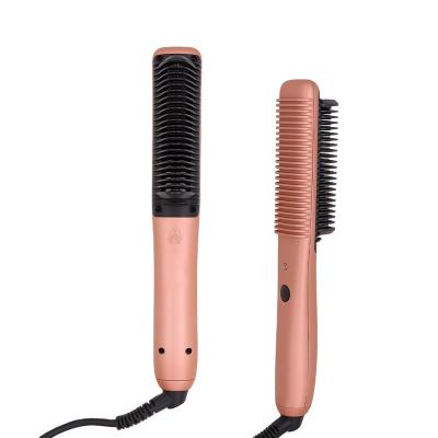 China 2022 Hot Fair Trade Professional Hair Styler Comb Hair Straightener Comb PTC Hair Straightener Hair Curler Comb for sale