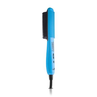 China Fair Trade Professional Electric Hair Straightener Sweep LCD Display Hair Straightener Fast Heating Ceramic Comb for sale