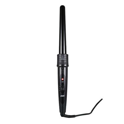 China Temperature Memory Function Auto Hair Curler LCD Ceramic Wave With Hair 6 Inte Led Rotating Curling Iron for sale