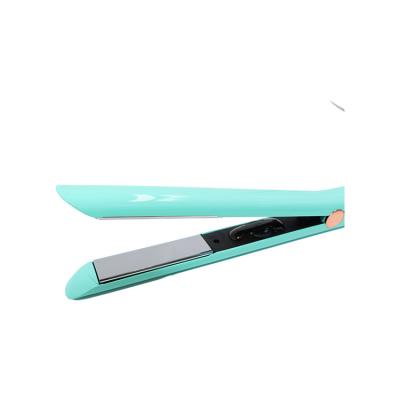 China Hotel Salon Use LCD Temperature Display Hair Straightener LE PTC Plate Flat Iron Hair Straightener for sale