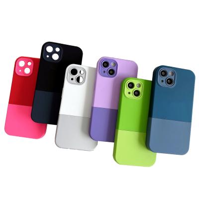 China Shockproof Mobile Phone Cover Accessories 3 in 1 Color Three For All Mobile Phones Camera Lens PC TPU Protective Hard Phone Case for sale