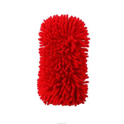 China Car Wash Cleaning Microfiber Fabric Car Wash Glove Winter Chenille Glove Super Absorbent Detailing Cleaning for sale