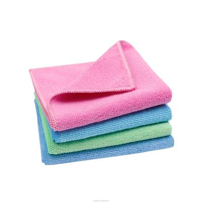 China Kitchen Microfiber 350gsm QUICK DRY Towel Cleaner Rags Wash Clothes and Towels with Custom Logo for sale