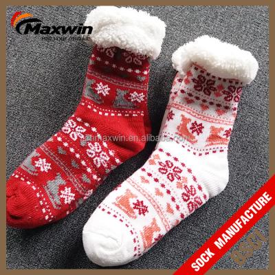 China Vivd Color Anti-Slip Soft Comfortable Socks / Home Color Socks / Fluffy Warm Socks for sale