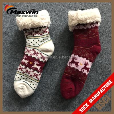 China Breathable Double Layer Socks Home Socks Colorful Socks for sale