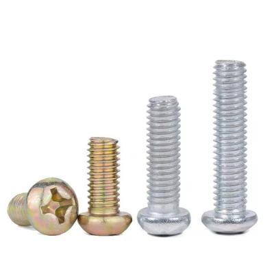 China Steel Round Head Phillips Machine Screws Switch Screw for sale