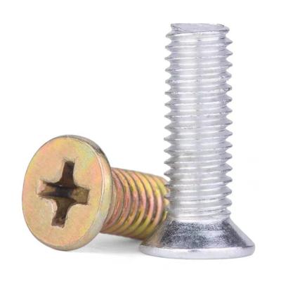 China Phillips Countersunk Head Machine Screws Galvanized Steel for sale