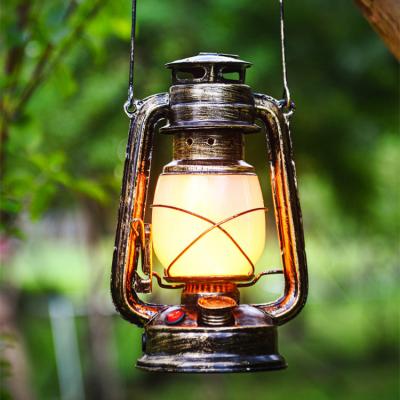 China Postmodern Retro Outdoor Lighting Vintage Kerosene Lantern Waterproof Camping Light Ceiling Light Corridor Decoration Painting Hotel for sale