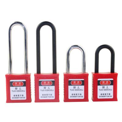 China Widely Used 76mm Steel Shackle Color Security Aluminum 38mm Lock Tagout Padlock for sale