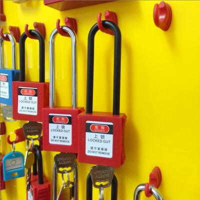 China Factory Wholesale Security ABS Padlock 76mm Thermoplastic Steel Shackle Widely Used for sale