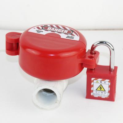 China With Thick Plastic Plate Industrial Engineering ABS Safety Gas Cylinder Tank Valve Lockout for sale