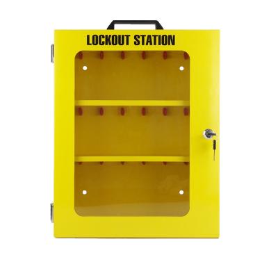 China Wall Mounted Lock Station Combination Quality LOTO Lockout Box Unfilled Box for sale