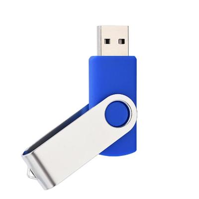 China Metal Top Seller Custom Logo USB 2.0 3.0 3.1 Swivel USB Flash Memory Drive Usb Stick Pendrive 8Gb 16Gb 32Gb 64Gb for sale