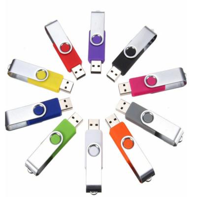 China Metal Custom usb 2.0 pen drive 128MB 1G 2GB 4GB 8GB 16GB 32GB 64GB 128GB 1TB usb flash drive disk swivel memorias usb stick pendrive for sale