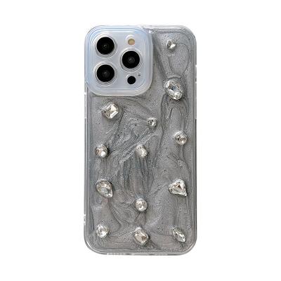 China Shockproof New design Luxury Fashion Street Diamond Bling Glitter Rhinestone Phone Case covers for iPhone 14 pro max for sale