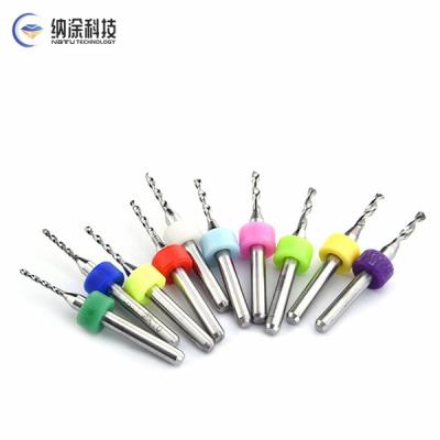 China tungsten precision tungsten carbide hss drill bit hss pcb steel carbide micro pcb drill bits for sale