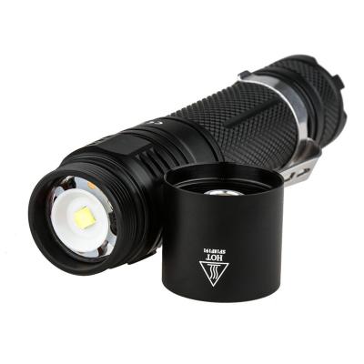 China Ultra Bright Portable Emergency Water Proof Flashlight Long Range LED Torch 200m Distance Flashlight for sale