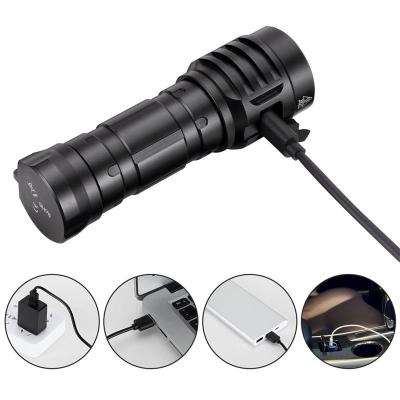 China Good Supplier High Power Camping Rechargeable Led Flashlight Tactical Torch for sale