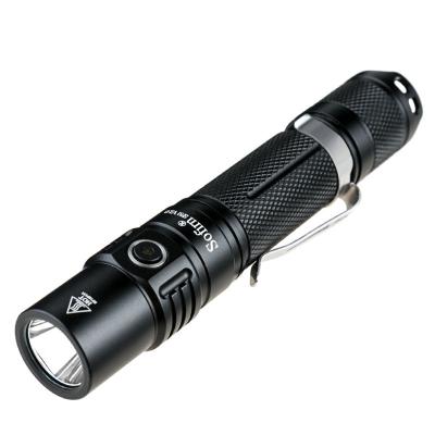 China Sofirn XPL-HI V3 1200lm Emergency LED Tactical 18650 Flashlight EDC Flashlight Powerful Torch With Indicator Flashlight for sale