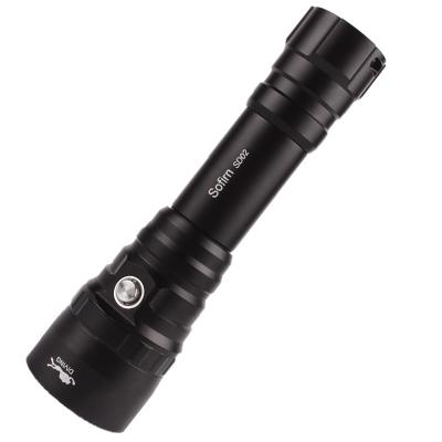 China Hot Selling Sofirn SD02 Dive Torch XPL NW 1000lm Professional Air Diving LED Flashlight Camping 18650 Tactical Flashlight for sale