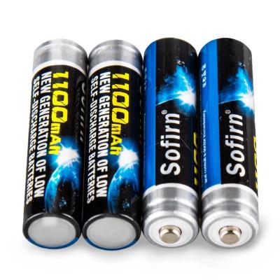 China Power Tools Sofirn 1100mah 1.2v Rechargeable Ni-MH AAA Battery Or Rechargeable Universal Ni-MH Battery (AAA Type) Battery for sale