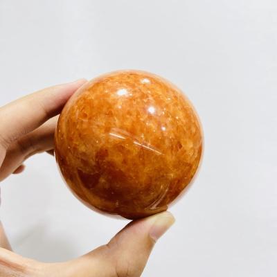 China China wholesale bulk quartz ball natural crystal red sunstone spheres for sale