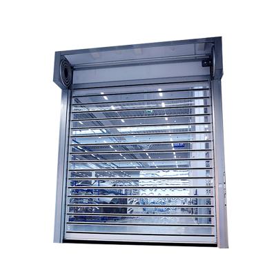 China Thermal Insulation Warehouse Aluminum Speed ​​Sprial Hard Rapid Action Door for sale