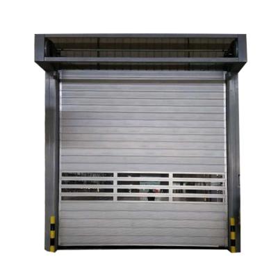 China Heat Insulation Fast Heavy Hard Entry Roll Up Aluminum Heavy Shutter for sale