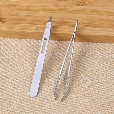 China Safety Lameila Factory Eyebrow Clip Stainless Steel Eyebrow Tweezers Tweezers Makeup Cosmetic Accessories A0171 for sale