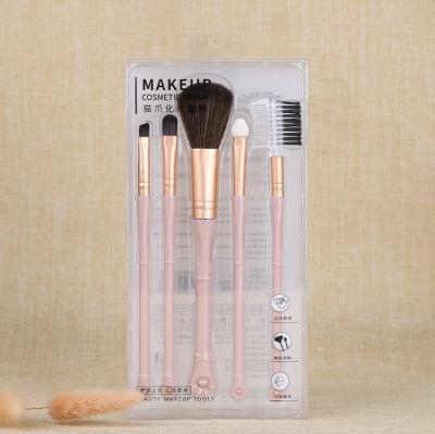 China Angular Blush Lameila Brushes Wholesale Custom High Quality Cosmetics Makeup 7pcs Professional Makeup Brush Set L0955 for sale